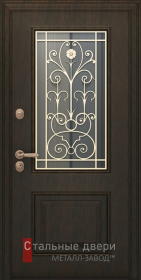 Входные двери МДФ в Зарайске «Двери МДФ со стеклом»